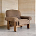 Kave Home Fauteuil Cabana Bouclé - Taupe - Japandi