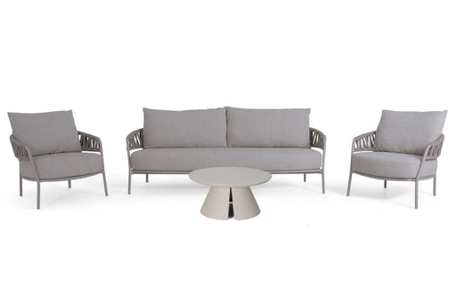 4 Seasons Outdoor Calma/Cayora 80 cm stoel-bank loungeset 4-delig