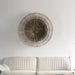 MUST Living Wanddecoratie Camellia Abaca en mendong - Bruin