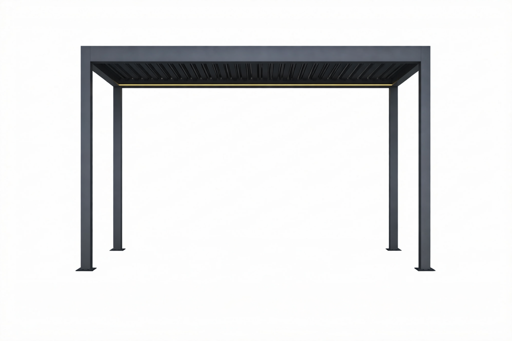 Camello Alura pergola 300x300 cm antraciet