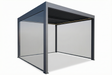 Camello Alura pergola 300x300 cm antraciet (incl. windschermen)