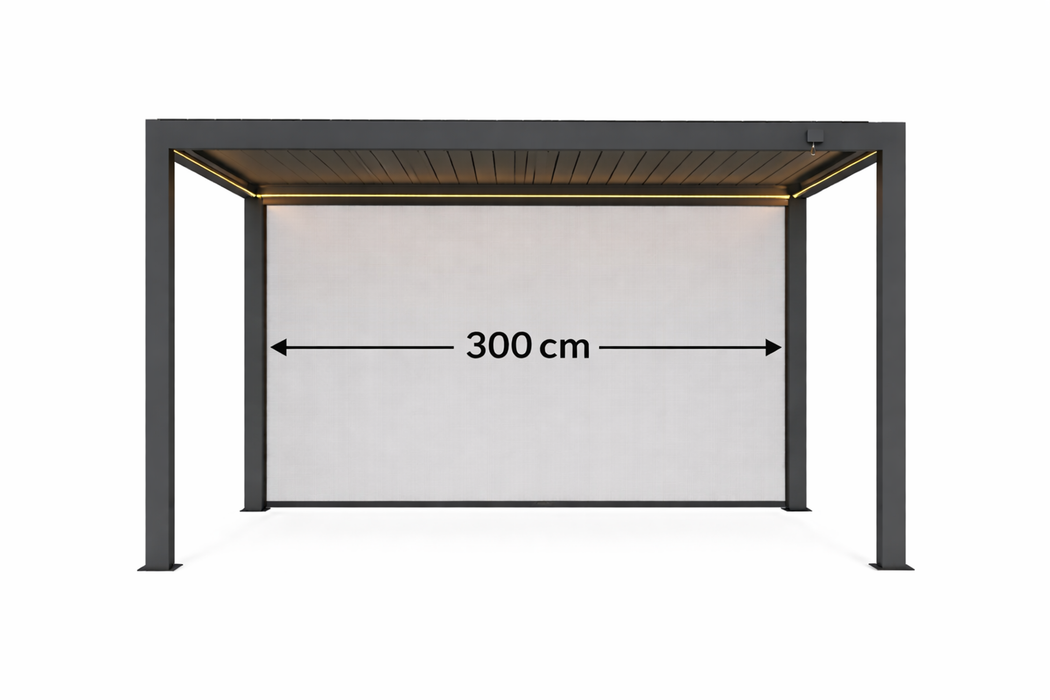 Ventura Windscherm 300 cm antraciet