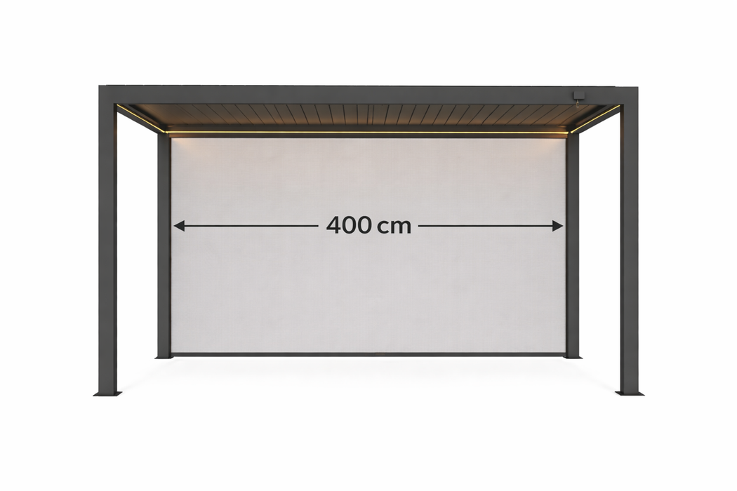 Ventura Windscherm 400 cm antraciet