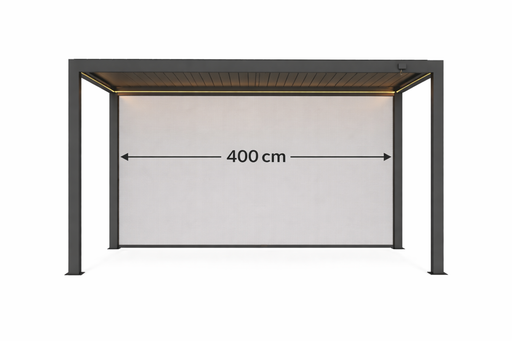 Ventura Windscherm 400 cm antraciet