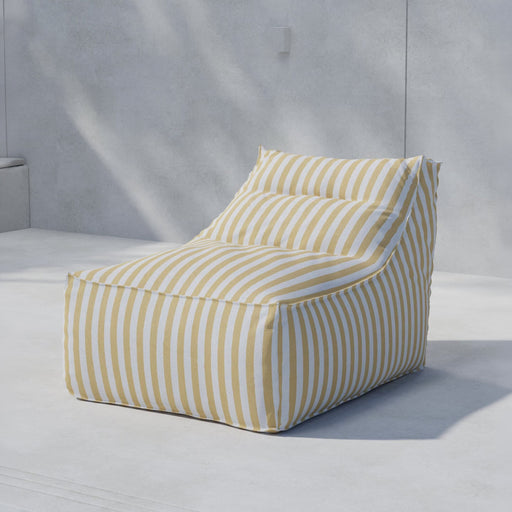 Nohr Outdoor Loungestoel Carlson - Geel Gestreept - ThatLyfeStyle