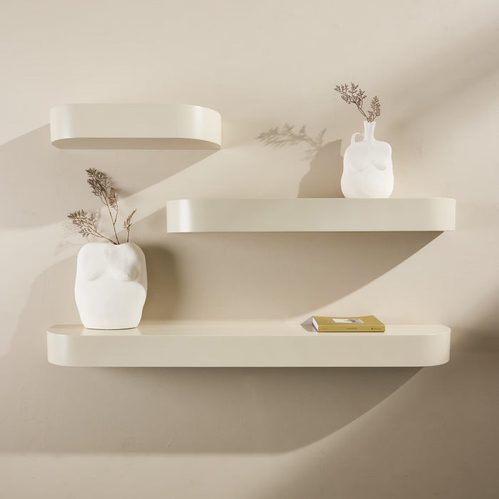 Nohr Wandplank Carolan Set van 3 stuks, 55/95/135 cm - Beige
