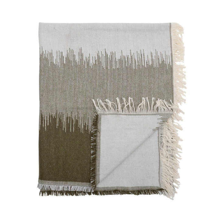 Bloomingville Plaid Lucienne 125 x 150cm - Groen