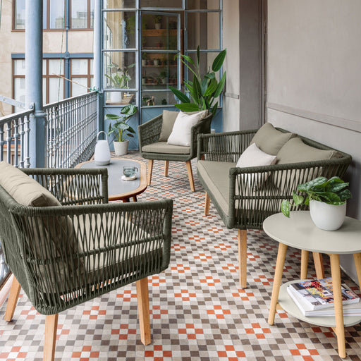 Kave Home Tuinset Inti - Groen - ThatLyfeStyle