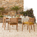 Kave Home Uitschuifbare Tuintafel Hanzel 183-240 x 100cm - Naturel