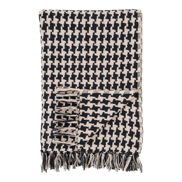 Plaid Side Katoen 130x180 zwart - ThatLyfeStyle