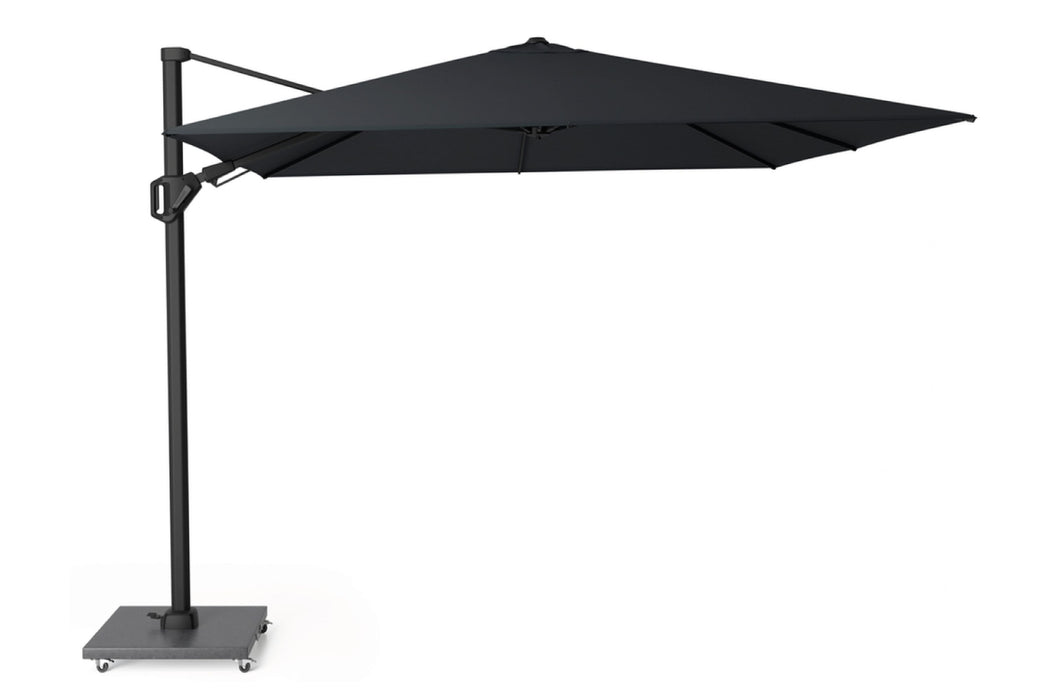 Platinum Challenger zweefparasol 3x3m T2 premium (excl. voet) jet black