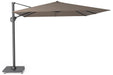 Platinum Challenger zweefparasol 3x3m T2 premium (excl. voet) havana
