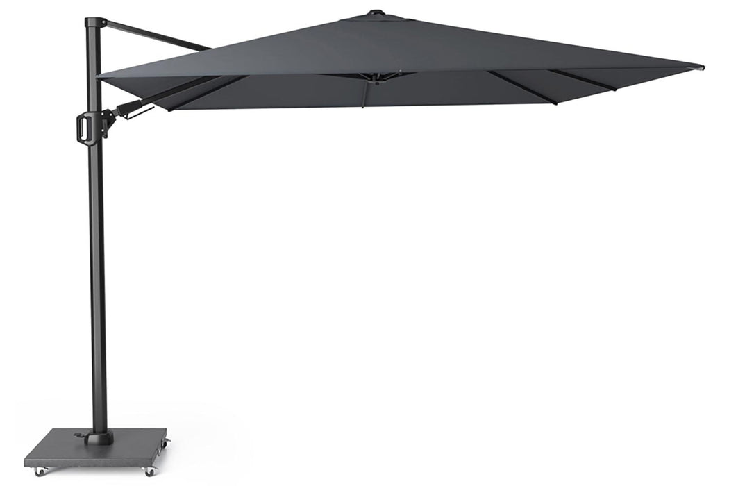 Platinum Challenger zweefparasol 3x3mT2 premium (excl. voet) faded black