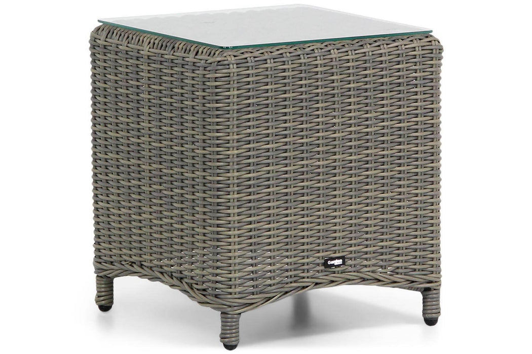 Garden Collections Chicago bijzettafel met glasplaat - 7716