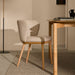 Kave Home Eetkamerstoel Ciselia Chenille - Beige