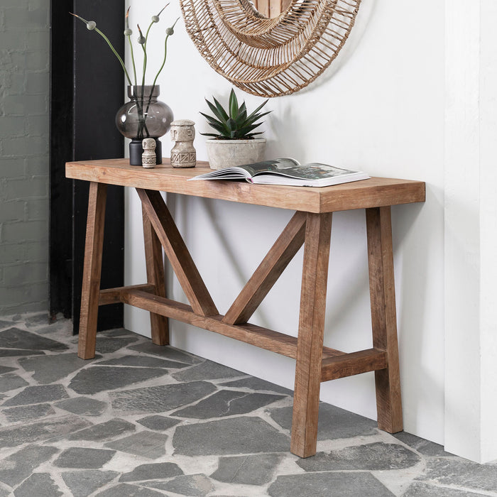 DTP Home Sidetable Monastery Teakhout, 150cm - Naturel