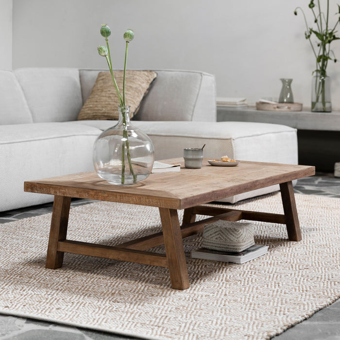 DTP Home Salontafel Monastery Teakhout, 130 x 70cm - Naturel