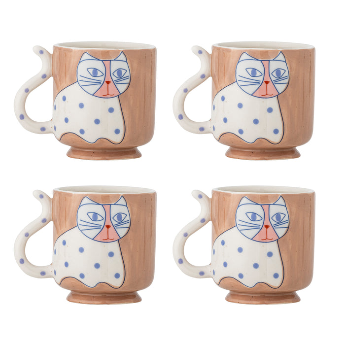 Bloomingville Mok Missy Set van 4 stuks - Meerkleurig