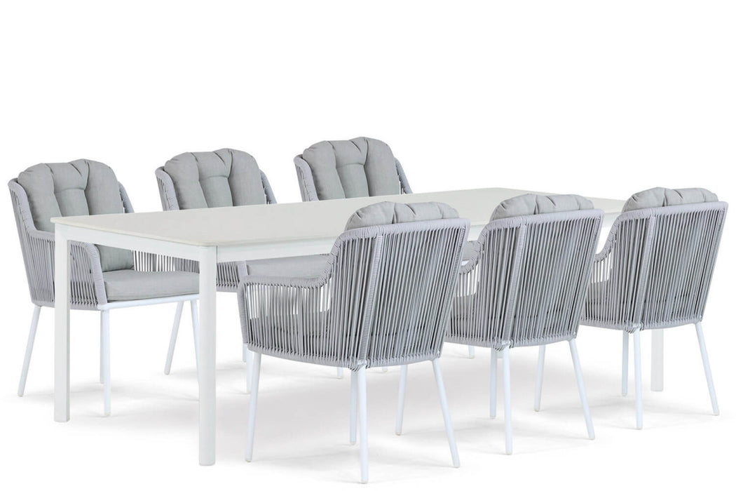 Santika Tendenza/Como 220 cm dining tuinset 7-delig - 21172
