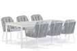 Santika Tendenza/Como 220 cm dining tuinset 7-delig - 21172