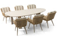 Coco Custa/Weave 240 cm dining tuinset 7-delig