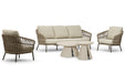 Coco Elara/Cayora 50/80 cm stoel-bank loungeset 5-delig