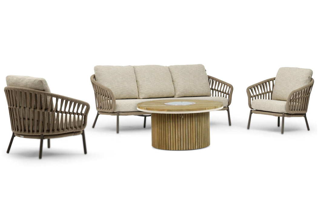 Coco Elara/Fire Nest 110 cm stoel-bank loungeset 4-delig
