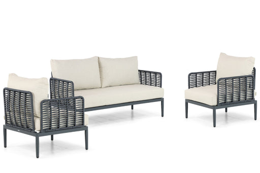 Coco Ibiza stoel-bank loungeset 3-delig - 22162