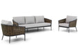 Coco Palm stoel-bank loungeset 3-delig