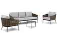 Coco Palm/Pacific 60 cm stoel-bank loungeset 4-delig
