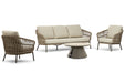 Coco Viento/Cayora 80 cm stoel-bank loungeset 4-delig