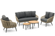 Coco Vinci/Toscane stoel-bank loungeset 5-delig