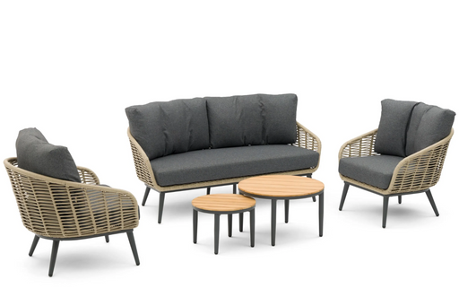 Coco Vinci/Toscane stoel-bank loungeset 5-delig