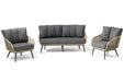 Coco Vinci stoel-bank loungeset 3-delig - 23201
