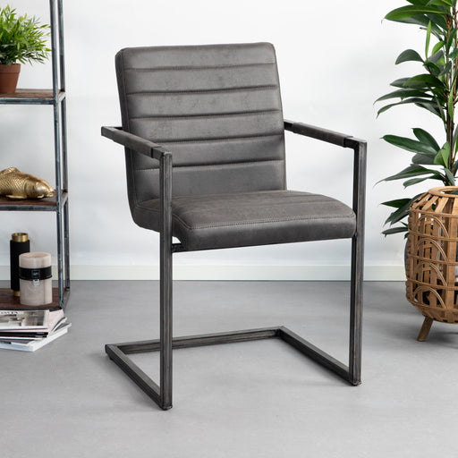 Tower Living Eetkamerstoel Rocca - Antraciet - ThatLyfeStyle