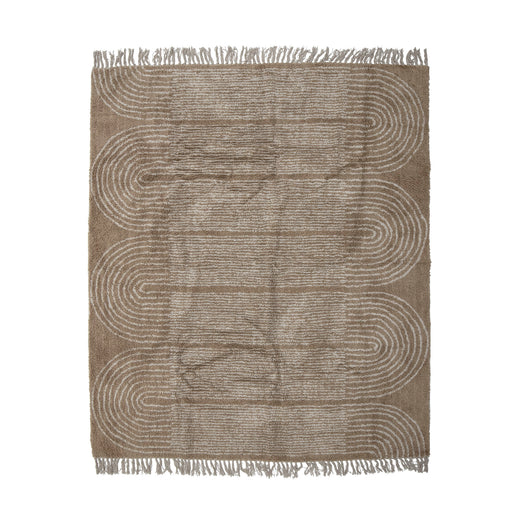 Bloomingville Vloerkleed Zeynep 150 x 215cm - Bruin - ThatLyfeStyle