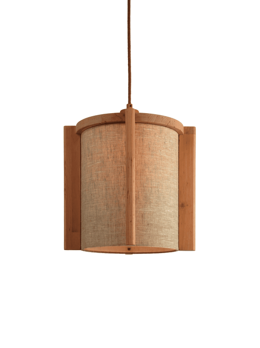 GOOD&MOJO Hanglamp Corsica Beukenhout en stof - Naturel
