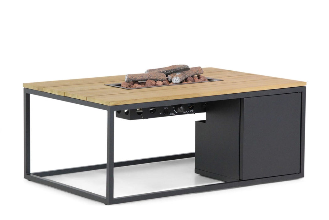 Cosiloft vuurtafel rechthoek 120 cm