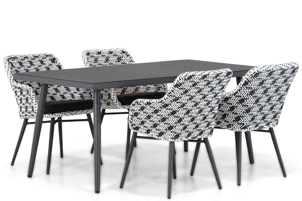 Lifestyle Crossway/Valencia 170 cm dining tuinset 5-delig - 9914