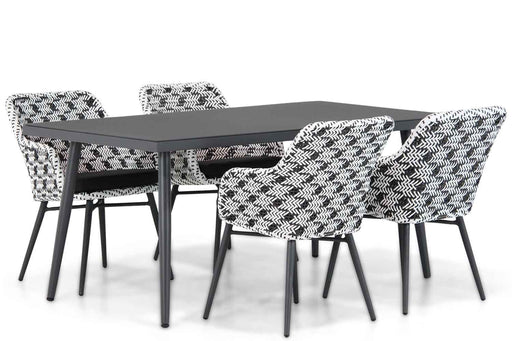 Lifestyle Crossway/Valencia 170 cm dining tuinset 5-delig - 9914