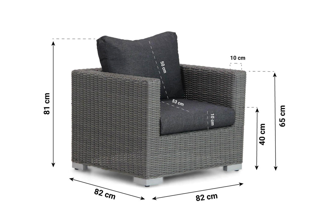 Garden Collections Cuba lounge tuinstoel - 16981