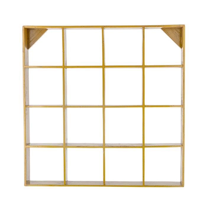 Bloomingville Wandrek Bekka 70 x 70cm - Geel