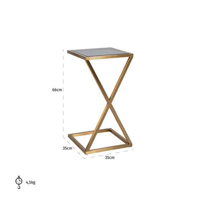 Richmond Laptoptafel 'Paramount' goud - ThatLyfeStyle