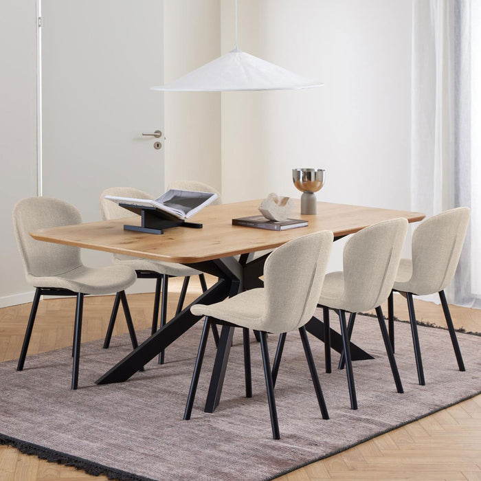 Bendt Eettafel Chrislyn Eiken, 200 x 100cm - Naturel