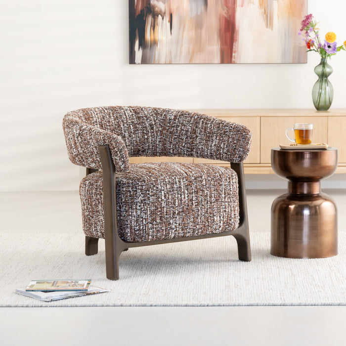 Richmond Fauteuil Dalara Geweven stof en beukenhout - Hazel