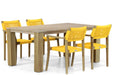Lifestyle Dallas/Brighton 165 cm dining tuinset 5-delig - 8716