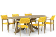 Lifestyle Dallas/Boston 240 cm ovaal dining tuinset 7-delig - 8744