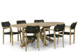 Lifestyle Dallas/Boston 240 cm ovaal dining tuinset 7-delig - 8773