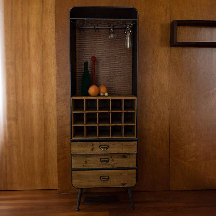 Dutchbone Wijnkast Vino 170 x 56cm - Hout
