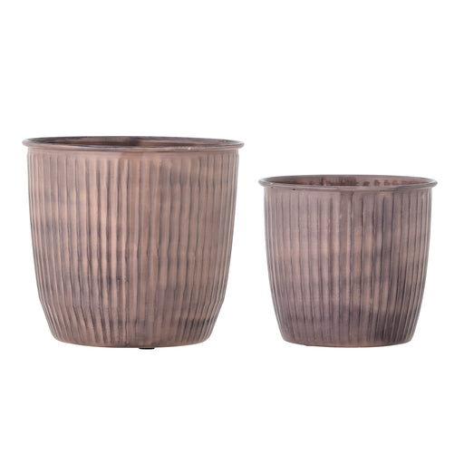 Bloomingville Bloempot Kenzie Set van 2 stuks - Roze - ThatLyfeStyle
